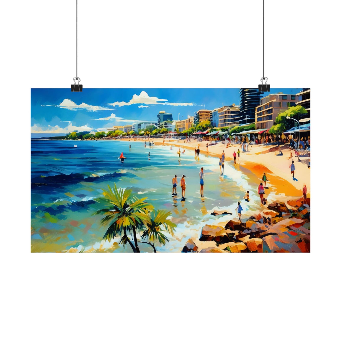 Manly Beach Australia Coastal Print | Style 1 | Wall Art | Wall Print