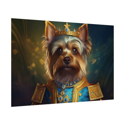 Yorkshire Terrier Dog Renaissance Pet Portrait Print | Wall Art | Wall Print | Dog Art