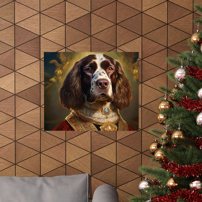 English Springer Spaniel Renaissance Dog Portrait Print, Wall Decor Gift, Dog Wall, wall prints, art prints