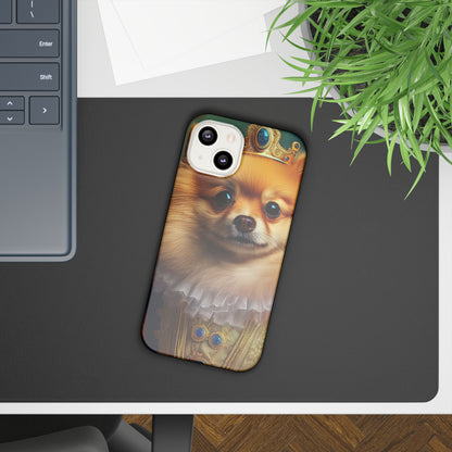 Pomeranian Renassaince Dog Portrait Slim Phone Case