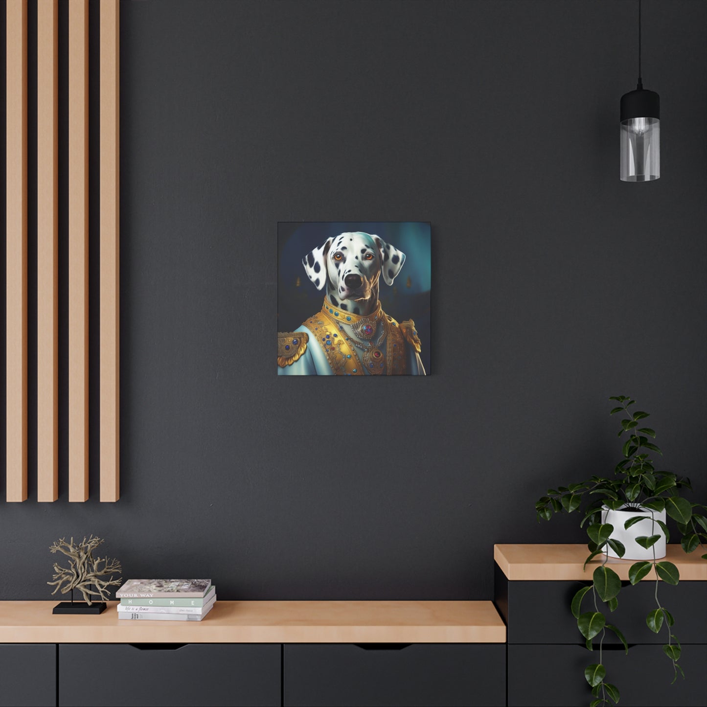 Dalmation Renaissance Pet Portrait Canvas | Wall art | Wall print | Dog art