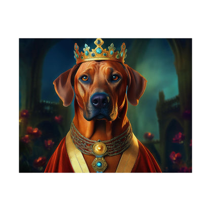 Rhodesian Ridgeback Dog Renaissance Pet Portrait, Rhodesian Ridgeback Art Print,  Animal Lover Art, Wall art, wall print