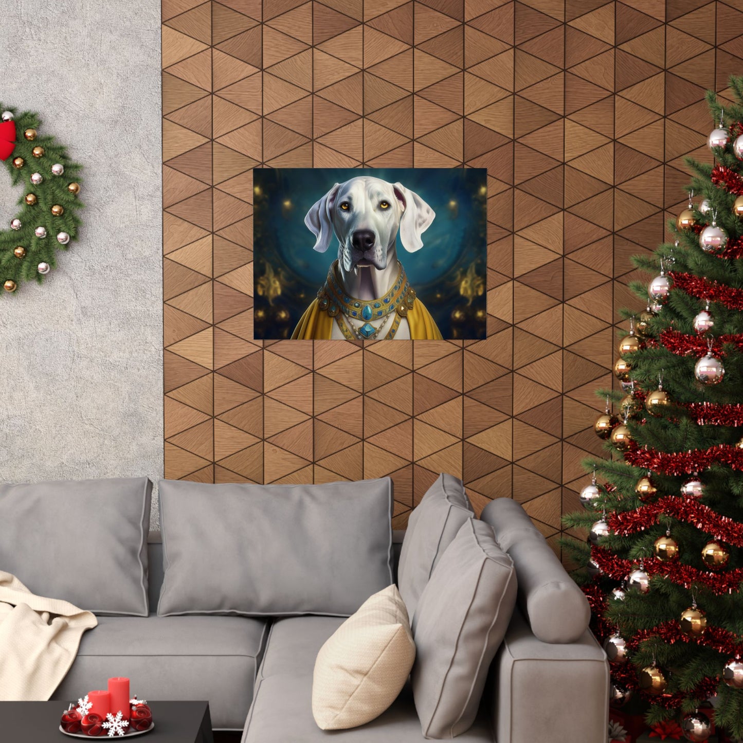 Great Dane Dog Renaissance Art Print |  Wall art | Wall Print