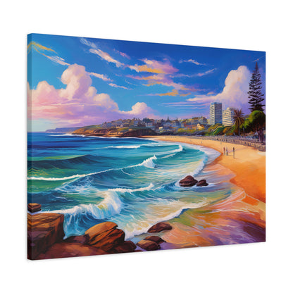 Coogee Beach Australia Coastal Canvas Art | Style 1 | Wall Art | Wall Print