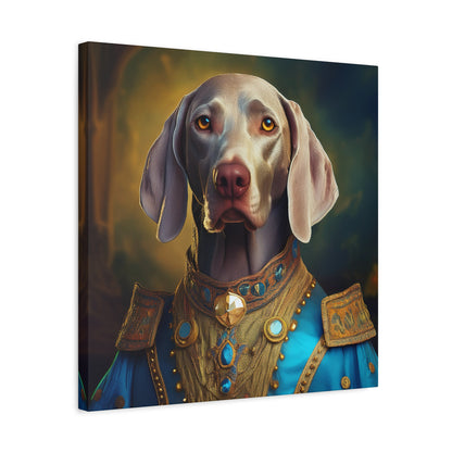 Weimaraner Renaissance Pet Portrait on Canvas -  wall art, wall print, dog portrait, dog art