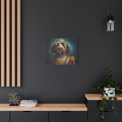 Portuguese Water Dog Renaissance Pet Portrait on Canvas | wall art | wall print