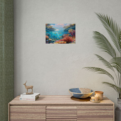 Great Barrier Reef  Australia Coastal Print | Style 3 | Wall Art | Wall Print