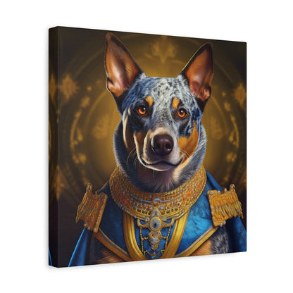 Australian Cattle Dog Renaissance Pet Portrait on Canvas | wall art |  wall print