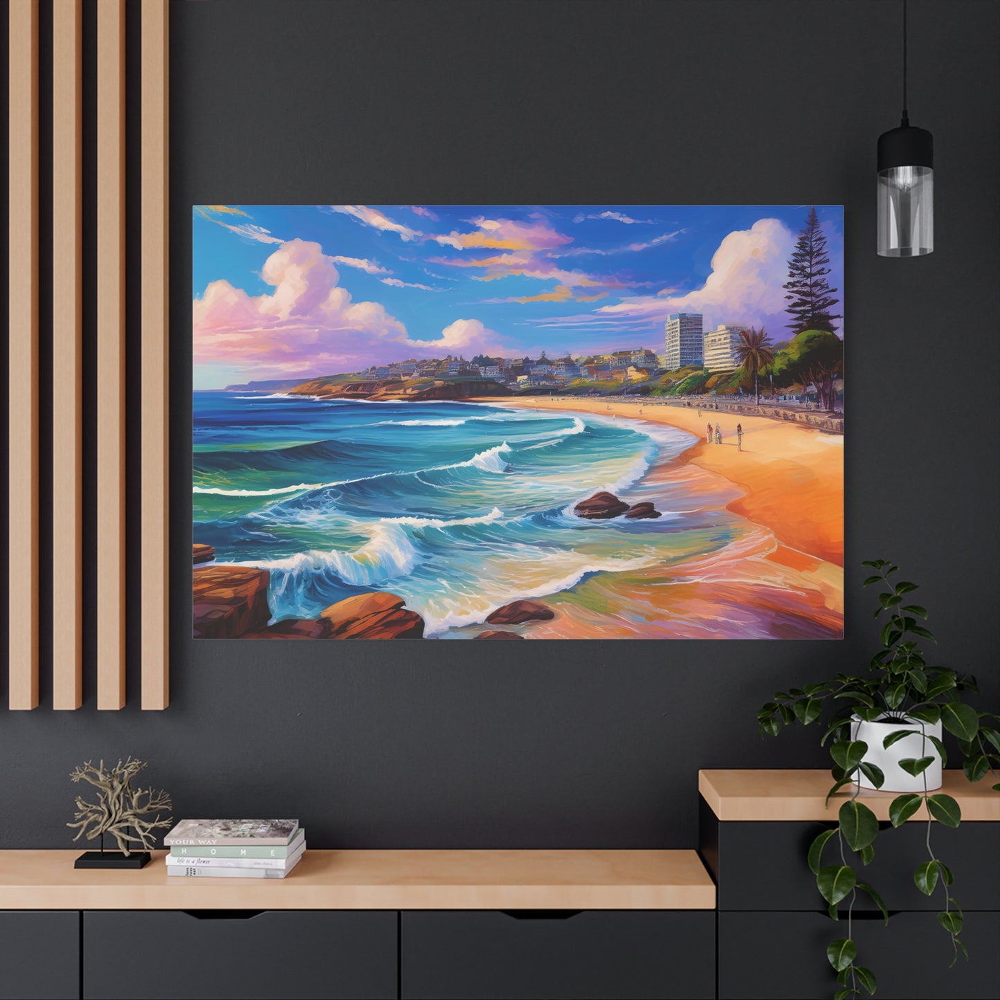 Coogee Beach Australia Coastal Canvas Art | Style 1 | Wall Art | Wall Print
