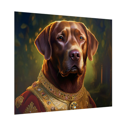 Chesapeake Bay Retriever Dog Renaissance Pet Portrait Print, Animal Lover print, Dog Wall Art, wall print, wall art