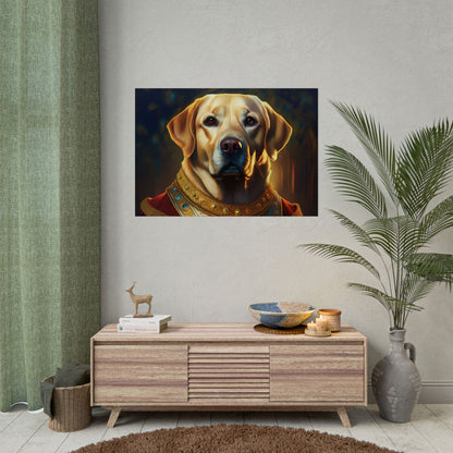 Labrador Retriever Renaissance Pet Portrait Art Print, Wall Decor Gift, Animal Lover Home Decor, Dog Wall Art
