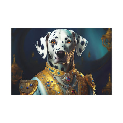 Dalmation Renaissance Pet Portrait Canvas | Wall art | Wall print | Dog art