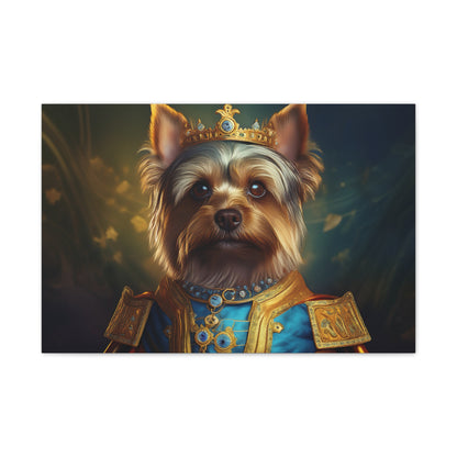 Yorkshire Terrier Renaissance Pet Portrait on Canvas | Wall Art | Wall Print | Dog Art