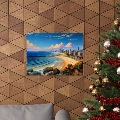 St Kilda Beach Australia Coastal Print | Style 1 | Wall Art | Wall Print