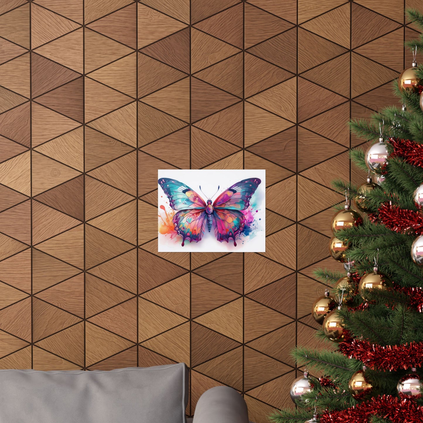 Colorful Butterfly Alcohol Ink Wall Art | Butterfly wall art | Wall Art | Wall Print