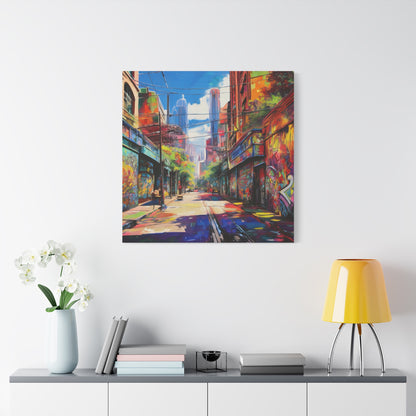 Melbourne Street Graffiti Australia on Canvas | Style 2 | Wall Art | Wall Print