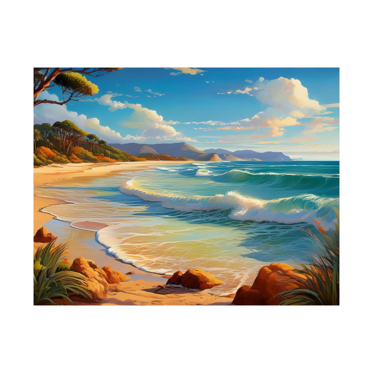 Cable Beach Australia Coastal Print | Style 1 | Wall Art | Wall Print