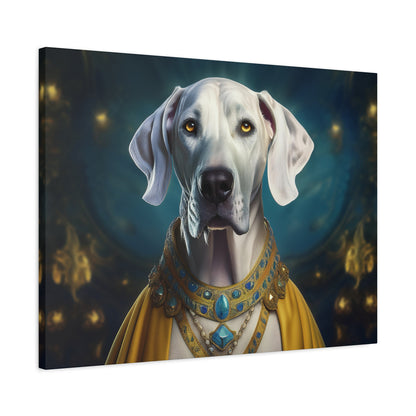 Great Dane Pet Portrait Renaissance - Canvas, wall art, wall print, dog portrait, dog art