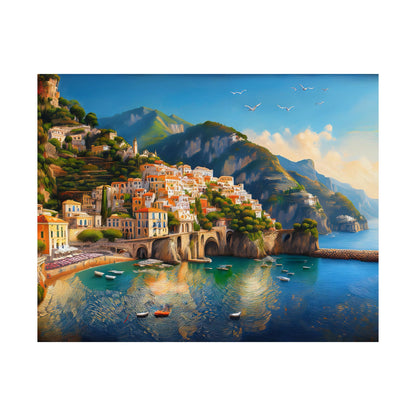 Amalfi Coast Italy Coastal Print | Style 1 | Wall Art | Wall Print