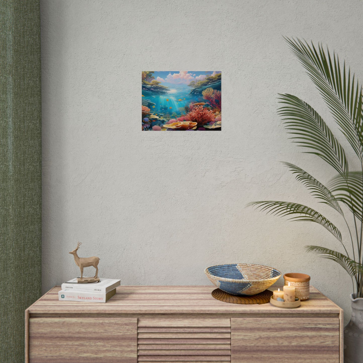 Great Barrier Reef  Australia Coastal Print | Style 3 | Wall Art | Wall Print