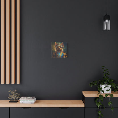 Yorkshire Terrier Renaissance Pet Portrait on Canvas | Wall Art | Wall Print | Dog Art