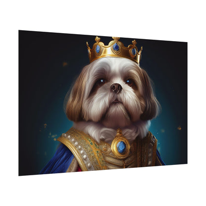 Shih Tzu Renaissance Pet Portrait Print | Dog Lover Wall Art | Dog Memorial Gift | Wall Art | Wall Print