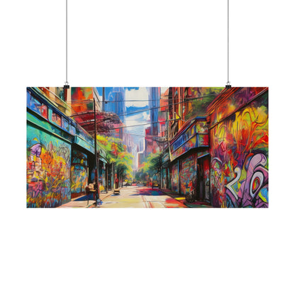 Melbourne Street Graffiti Australia Print | Style 2 | Wall Art | Wall Print