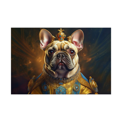 French Bulldog Renaissance Portrait Art Print, Wall Decor Gift, Animal Lover Home Decor, Dog Wall Art