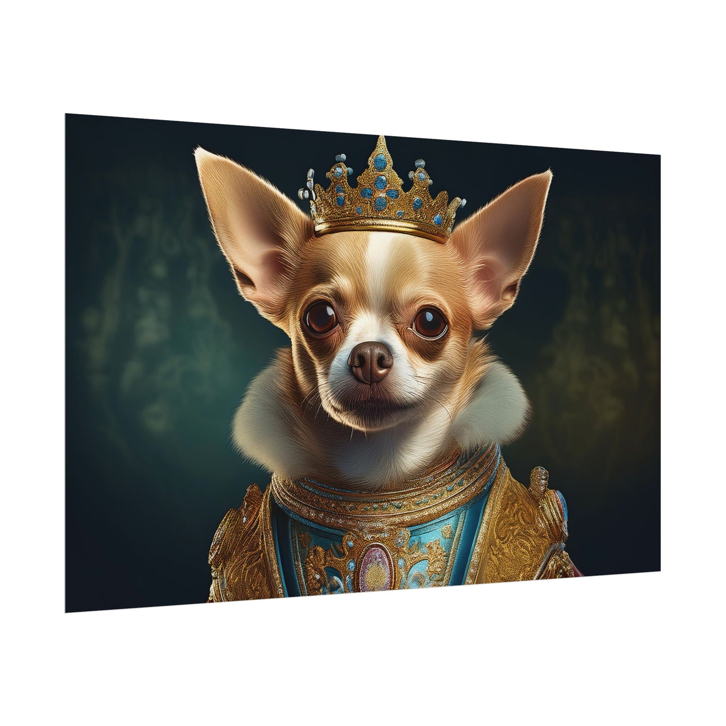 Chihuahua Dog Renaissance Pet Portrait Print | Wall print | Wall art