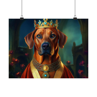 Rhodesian Ridgeback Dog Renaissance Pet Portrait, Rhodesian Ridgeback Art Print,  Animal Lover Art, Wall art, wall print