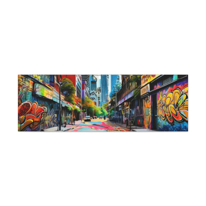 Melbourne Street Graffiti Australia Canvas Art | Style 1 | Wall Art | Wall Print