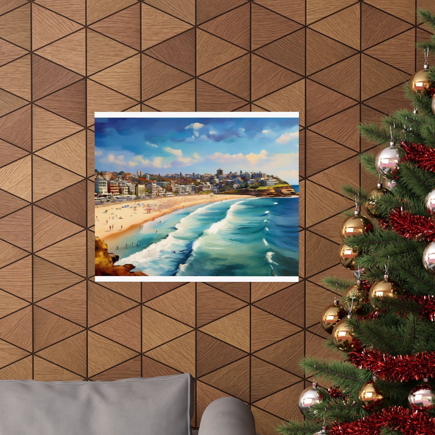 Bondi Beach Australia Coastal Print | Style 1 | Wall Art | Wall Print