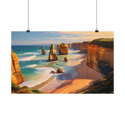 Twelve Apostles Australia Coastal Print | Style 1 | Wall Art | Wall Print