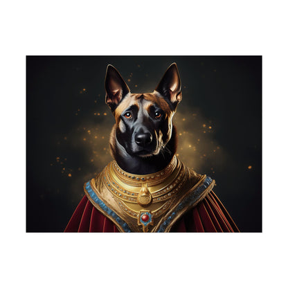 Belgian Malinois Renaissance Dog  Portrait Wall Print, Art Print, Art Print, Animal Lover Home Decor, Dog Wall Art, wall art