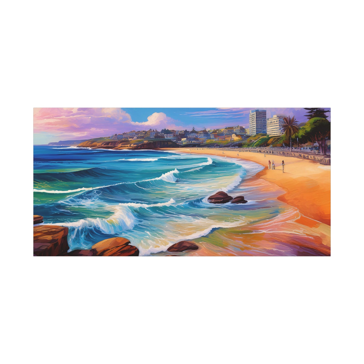 Coogee Beach Australia Coastal Canvas Art | Style 1 | Wall Art | Wall Print