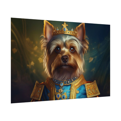 Yorkshire Terrier Dog Renaissance Pet Portrait Print | Wall Art | Wall Print | Dog Art