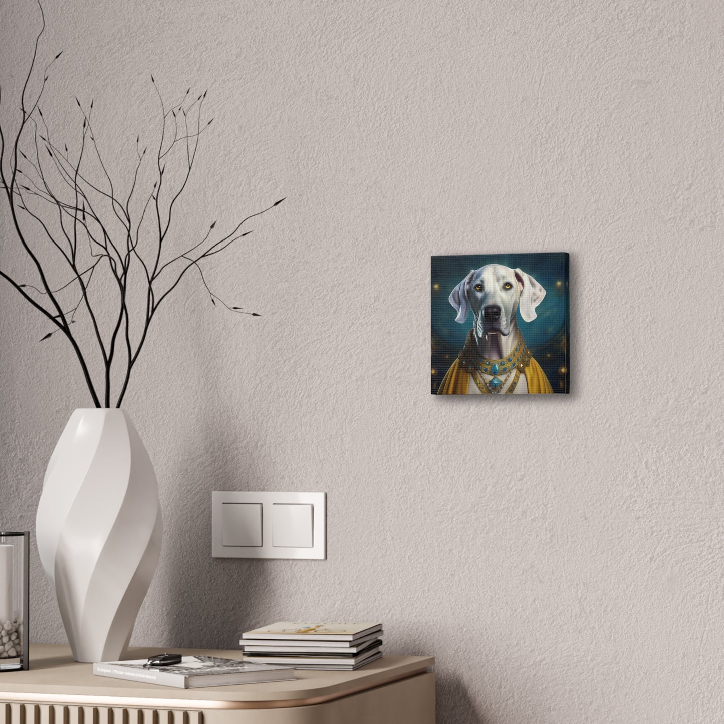 Great Dane Renaissance Pet Portrait  - Canvas, wall art, wall print, dog portrait, dog art