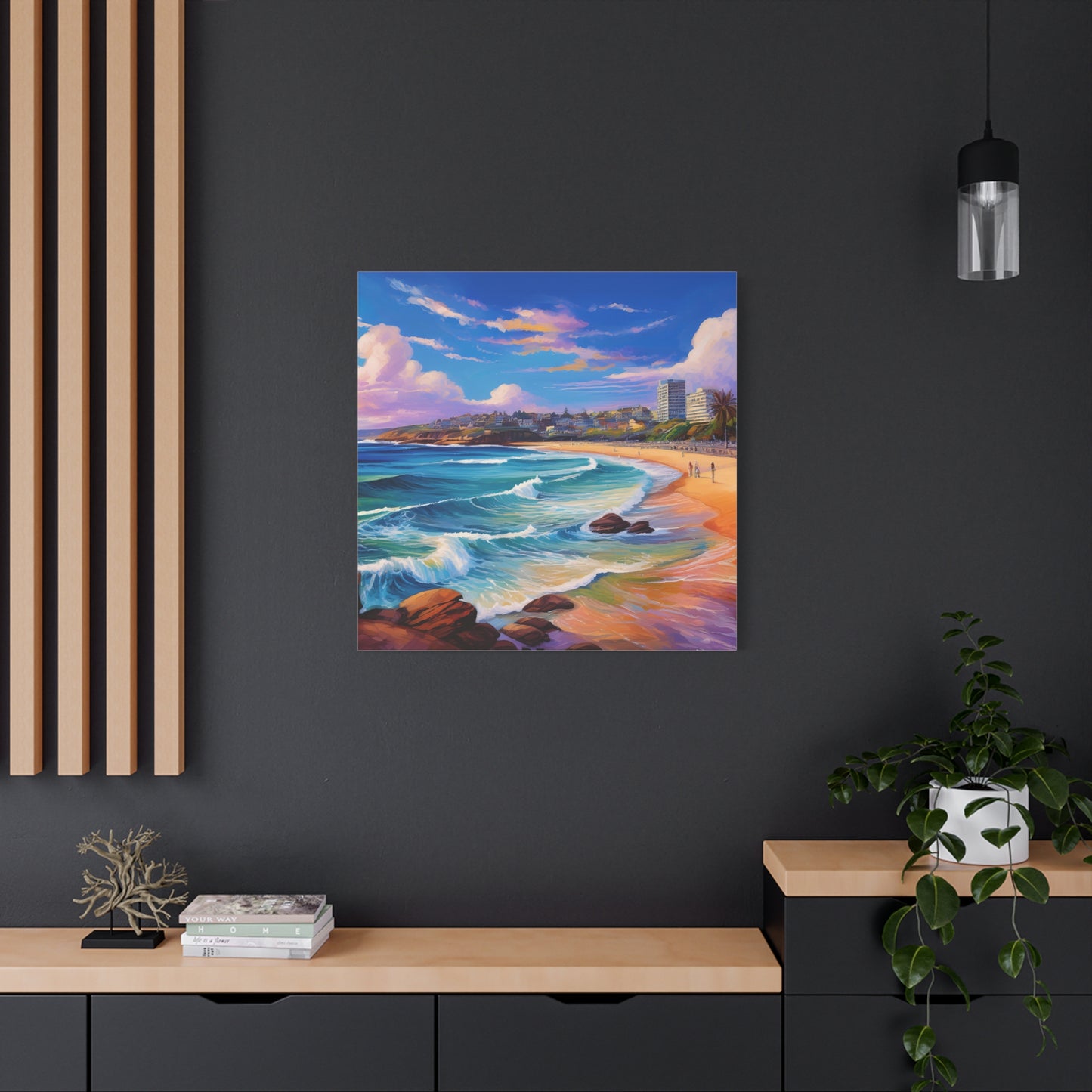 Coogee Beach Australia Coastal Canvas Art | Style 1 | Wall Art | Wall Print