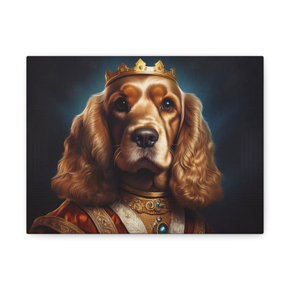Cocker Spaniel Renaissance Pet Portrait on Canvas | Wall art | wall print