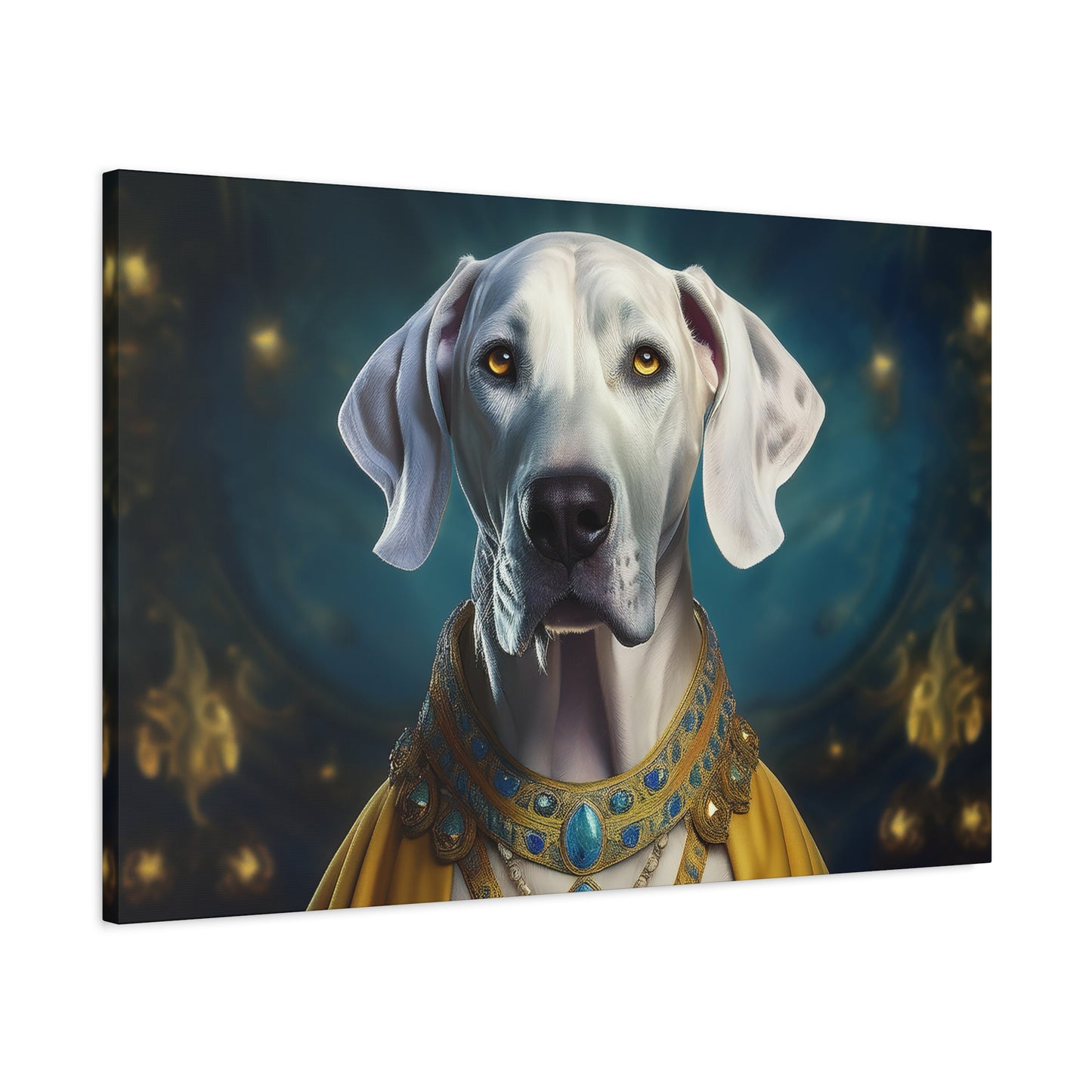 Great Dane Pet Portrait Renaissance - Canvas, wall art, wall print, dog portrait, dog art