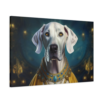 Great Dane Pet Portrait Renaissance - Canvas, wall art, wall print, dog portrait, dog art