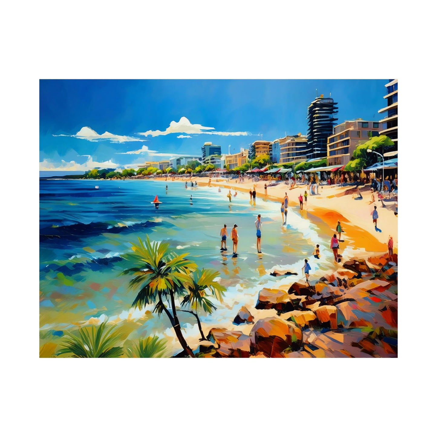 Manly Beach Australia Coastal Print | Style 1 | Wall Art | Wall Print