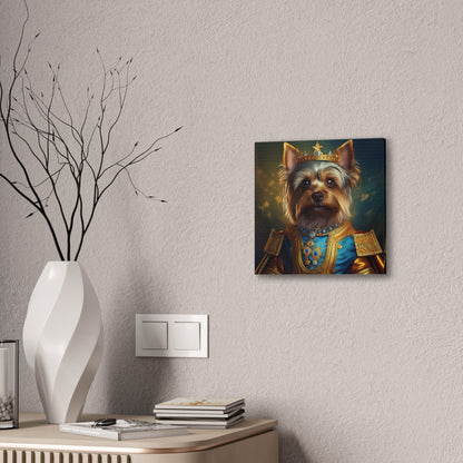 Yorkshire Terrier Renaissance Pet Portrait on Canvas | Wall Art | Wall Print | Dog Art
