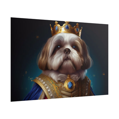 Shih Tzu Renaissance Pet Portrait Print | Dog Lover Wall Art | Dog Memorial Gift | Wall Art | Wall Print