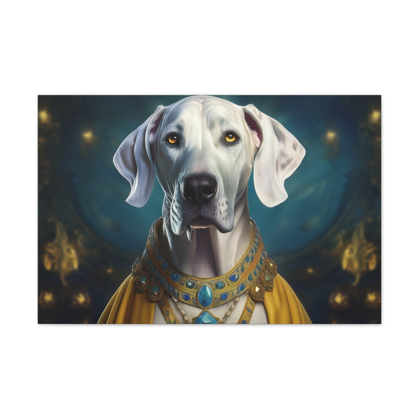 Great Dane Renaissance Pet Portrait  - Canvas, wall art, wall print, dog portrait, dog art