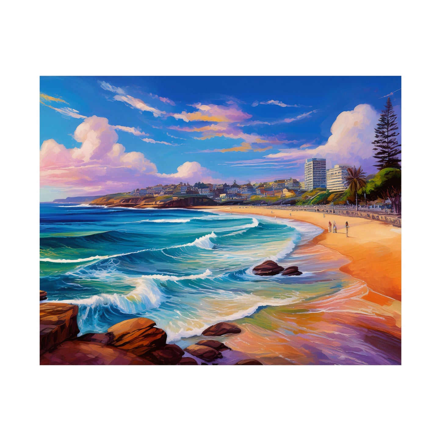 Coogee Beach Australia Coastal Print | Style 1 | Wall Art | Wall Print