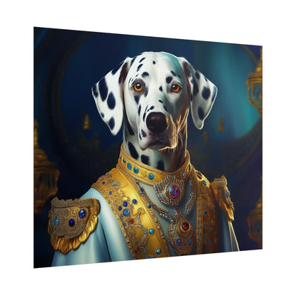 Dalmation Dog Renaissance Pet Portrait Wall Print | Art Print | Wall Art | Dog Art