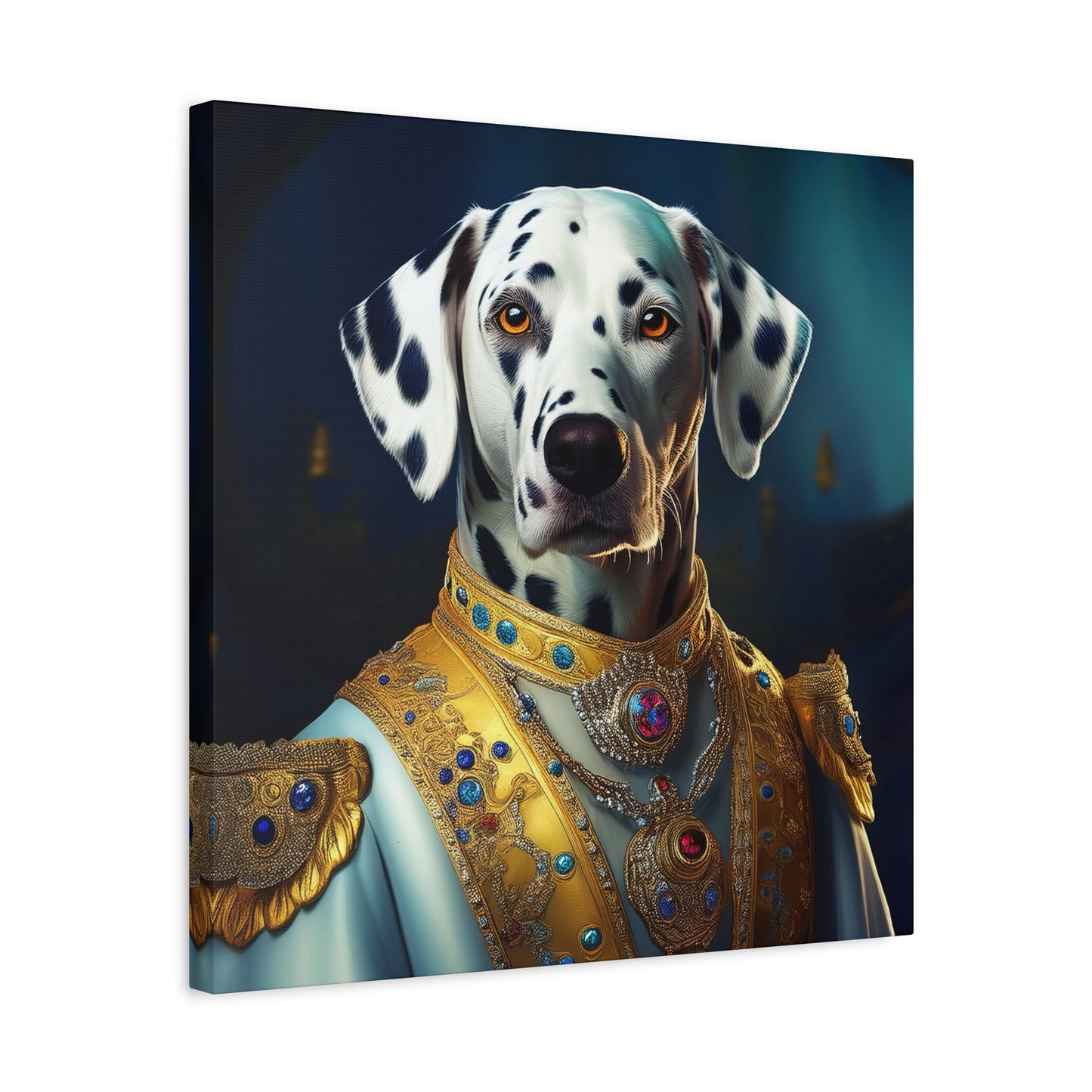 Dalmation Renaissance Pet Portrait Canvas | Wall art | Wall print | Dog art