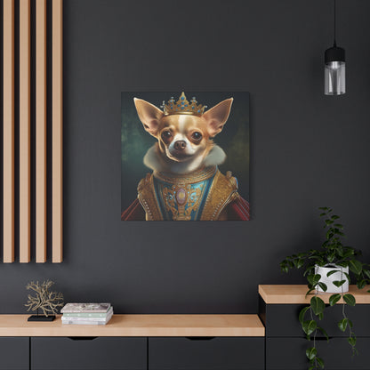Chihuahua Renaissance Pet Portrait on Canvas | Wall art | Wall print | Dog art