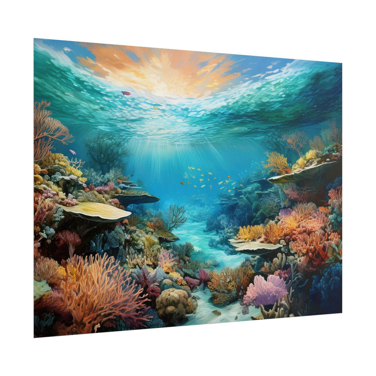 Great Barrier Reef  Australia Coastal Print | Style 2 | Wall Art | Wall Print